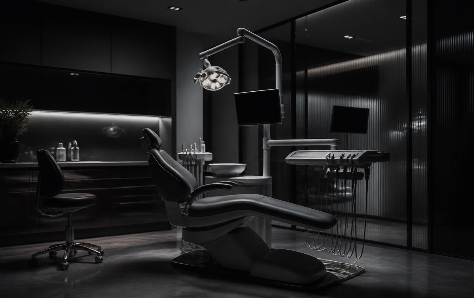 Interior de clínica dental moderna